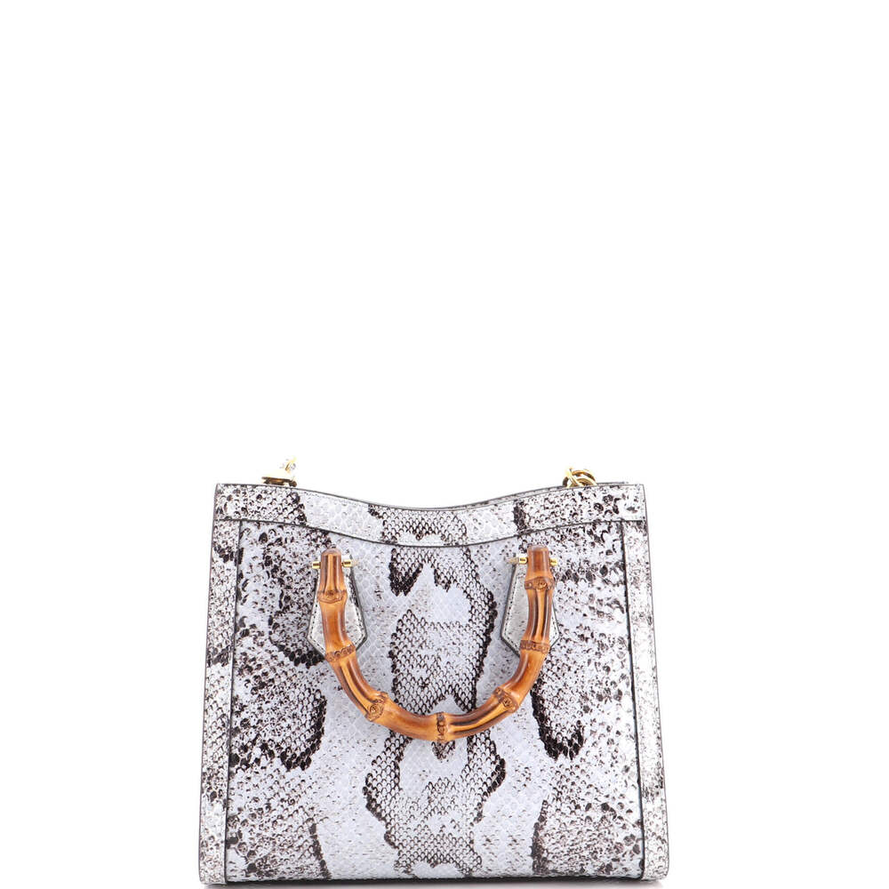 Gucci Small Diana NM Bamboo Handle Tote Python - Picture 4 of 6